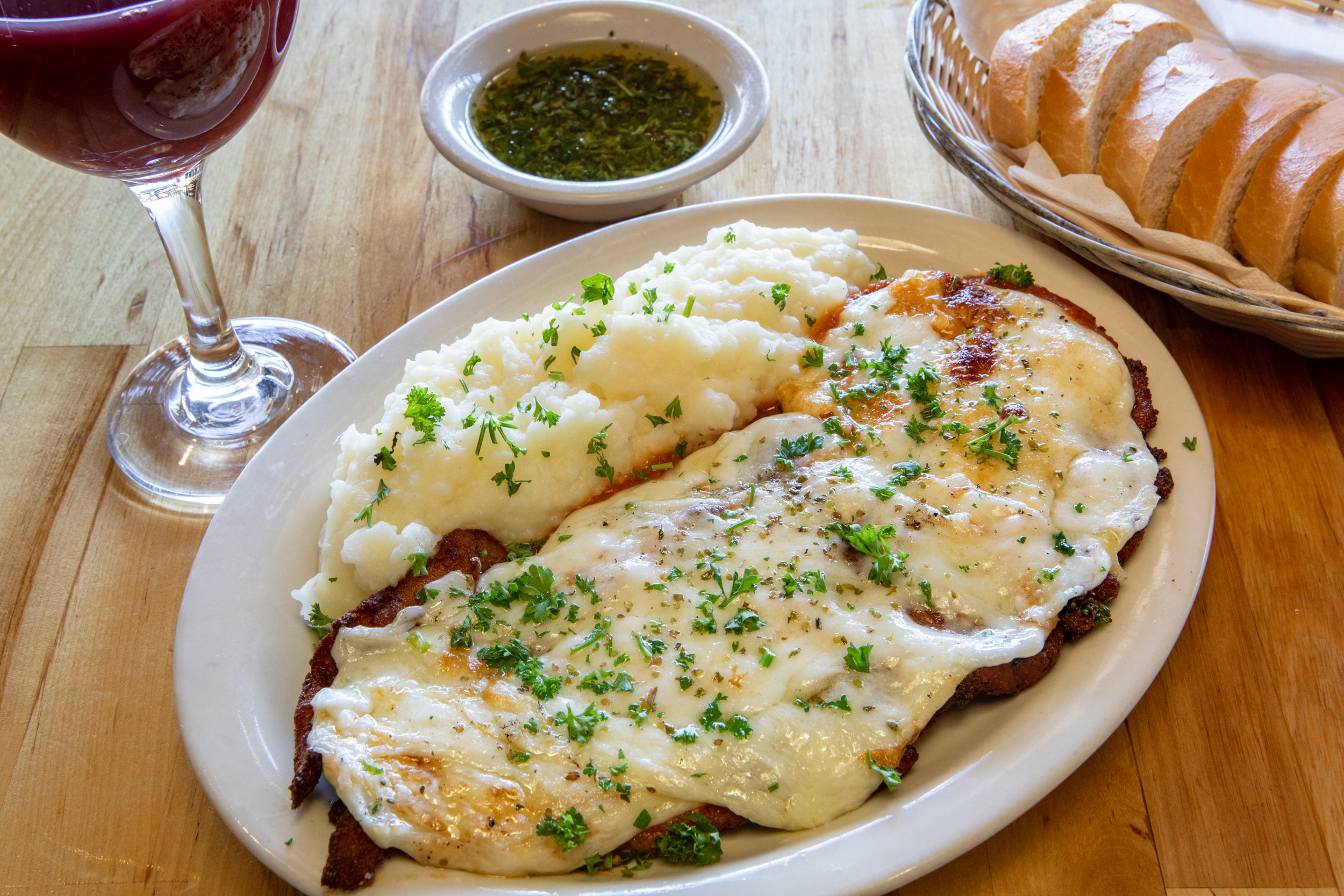 Order Milanesa Napolitana food online from Lalas Argentine Grill store, Los Angeles on bringmethat.com