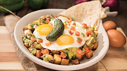 Order Chile Verde Skillet food online from Perko Cafe-Grill store, Sacramento on bringmethat.com