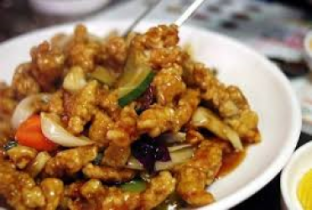 Order Pork Tang Su Yuk food online from Bulgogi Korean Restaurant store, Stafford on bringmethat.com