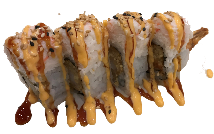 Order Tiger Roll ( 4 pc ) food online from Oishii Sushi store, Springfield on bringmethat.com
