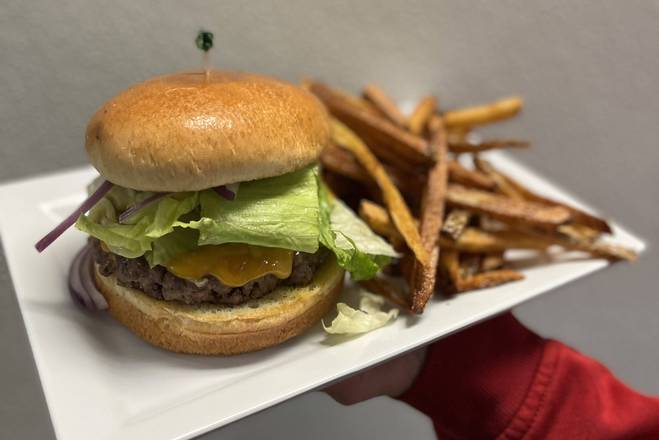 Order Cheese Burger food online from Amore Taste Of Chicago store, Henderson on bringmethat.com