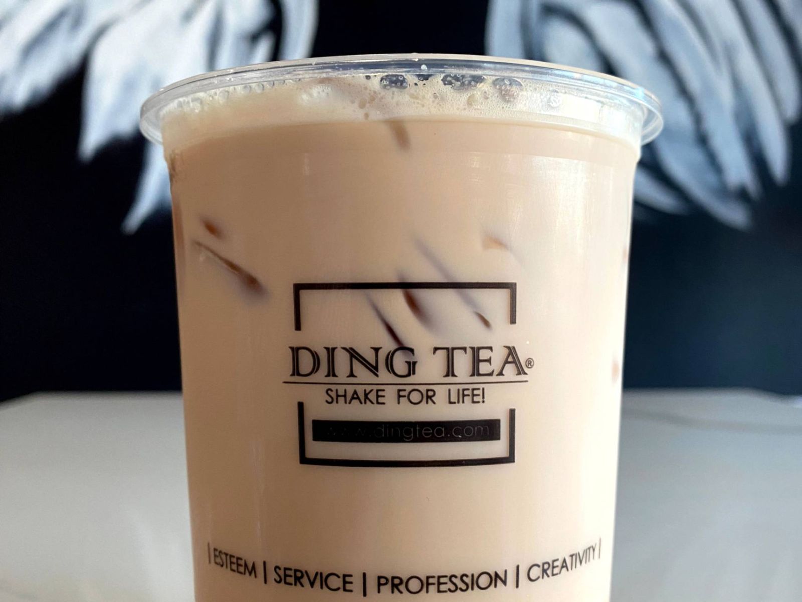 Order Red Guava Green Milk Tea food online from Ding Tea Carson store, Carson on bringmethat.com
