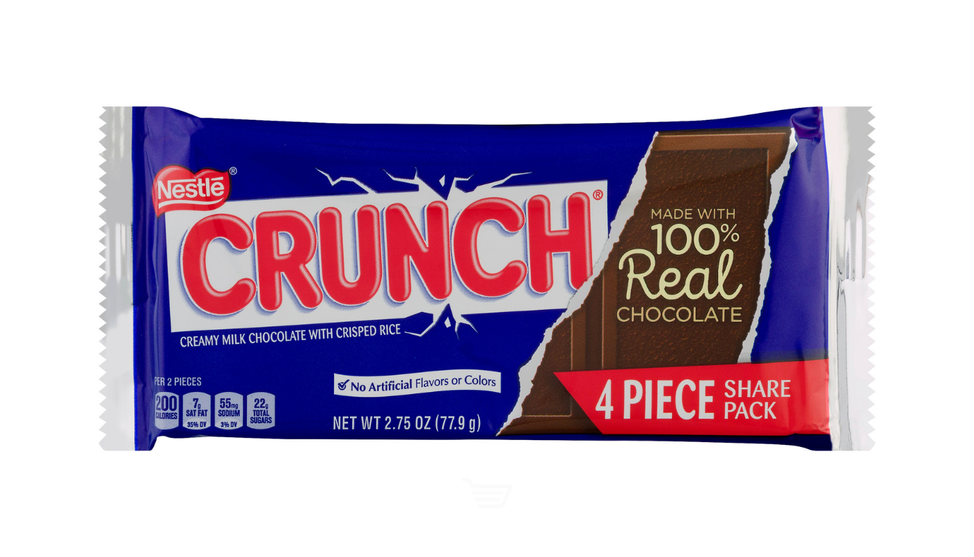 Order Crunch Shareable Candy Bar 2.75 oz food online from Plaza Market store, Baldwin Park on bringmethat.com