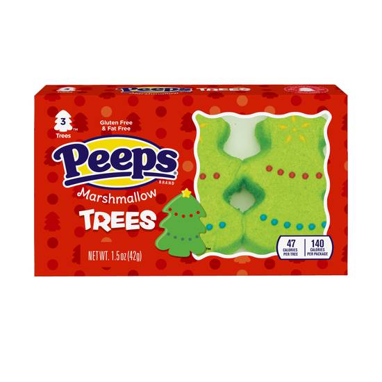 Order Peeps Marshmallow Trees Christmas Candy - 3 ct food online from Rite Aid store, LEHIGHTON on bringmethat.com