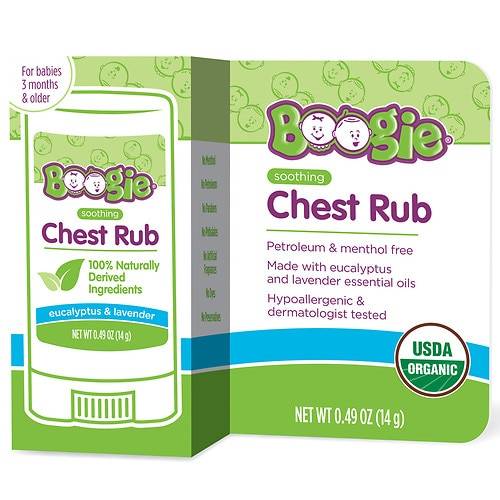 Order Boogie Vapor Chest Rub Stick Eucalyptus & Lavender - 0.49 oz food online from Walgreens store, FAIRBANKS on bringmethat.com