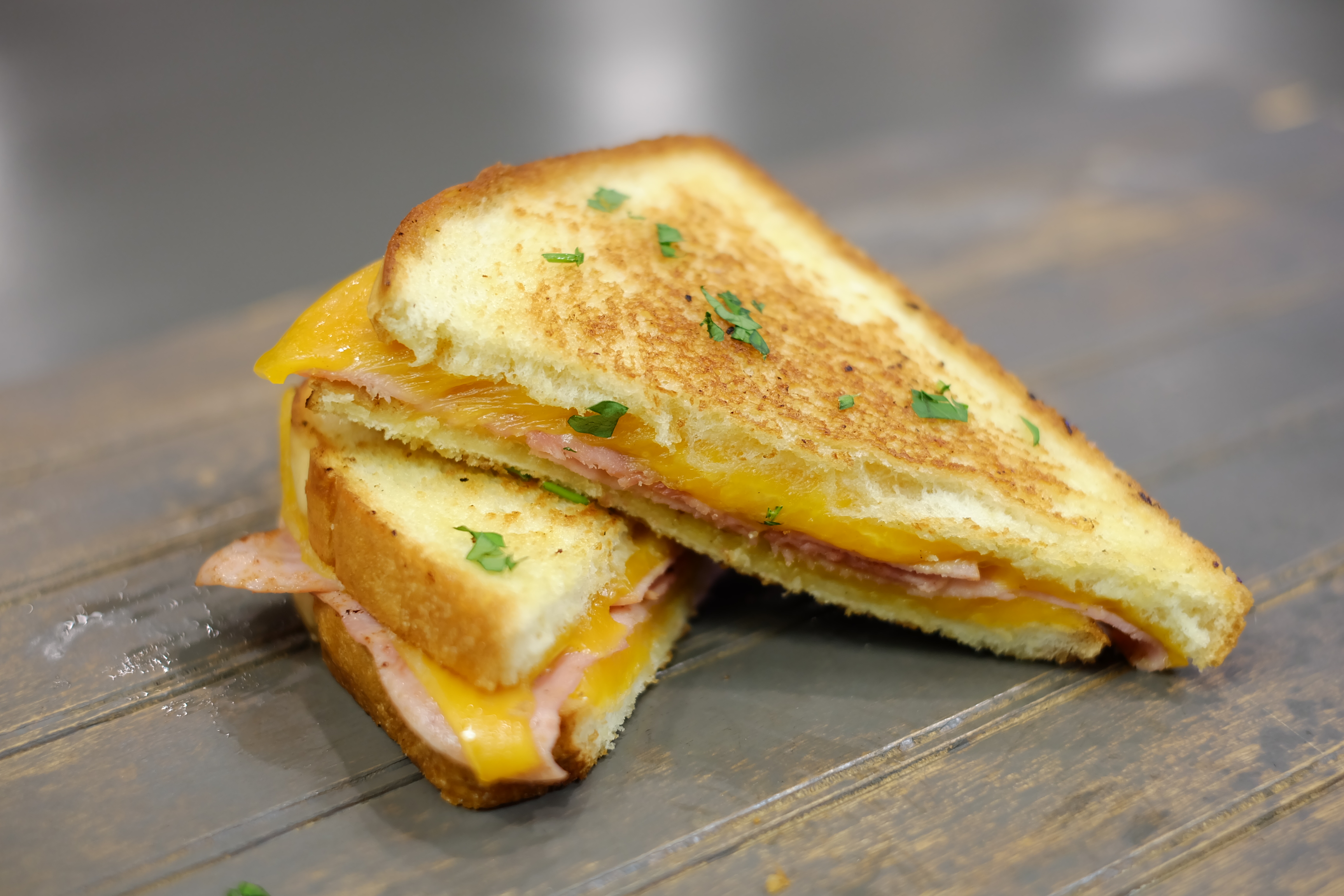 Order Garlic Grilled Cheese Sandwich food online from Brothbeast store, Glenview on bringmethat.com