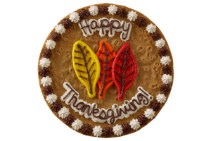 Order Happy Thanksgiving Cookie Cake food online from American Deli on Broad St. store, Athens on bringmethat.com