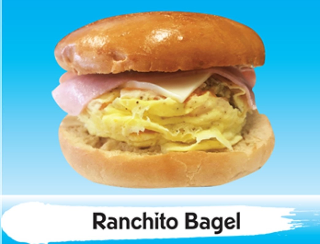 Order Ranchito Bagel food online from Jack Donuts store, Lynwood on bringmethat.com