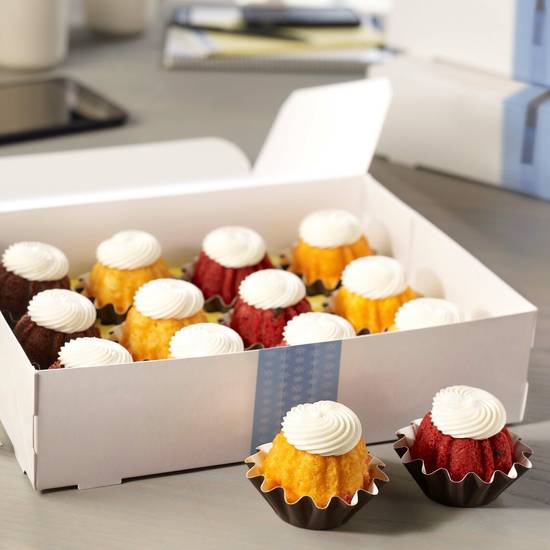 Order Box of Bundtinis® - Featured Assortment food online from Nothing Bundt Cakes store, San Marcos on bringmethat.com