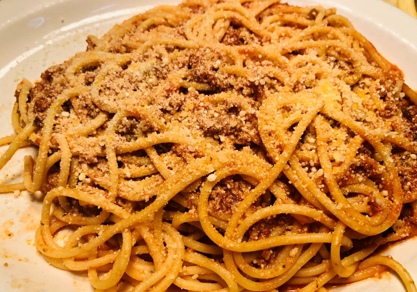 Order Spaghetti Plate food online from Jim's Burgers #2 store, Wilmington on bringmethat.com
