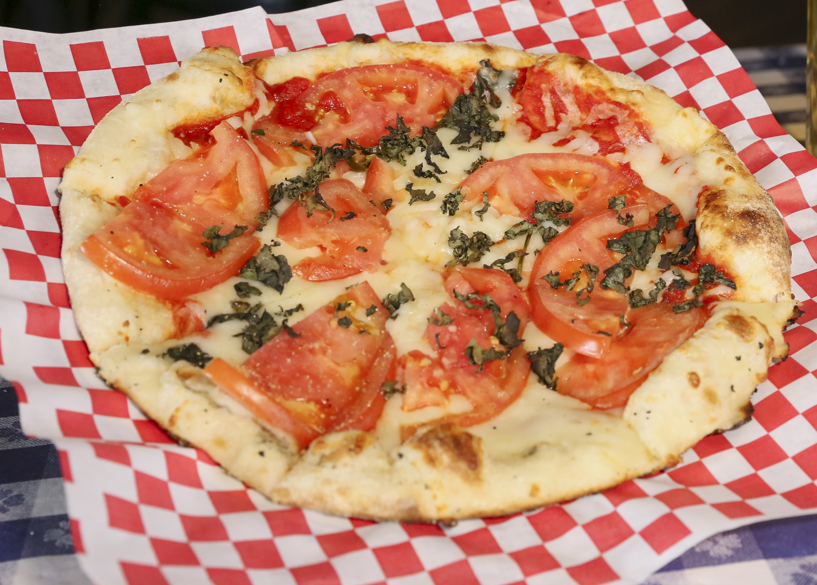 Order Margherita Pizza food online from Little Waldorf Saloon store, Reno on bringmethat.com