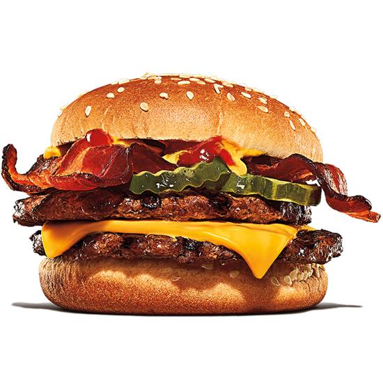 Order Bacon Double Cheeseburger food online from Burger King store, Shamokin Dam on bringmethat.com