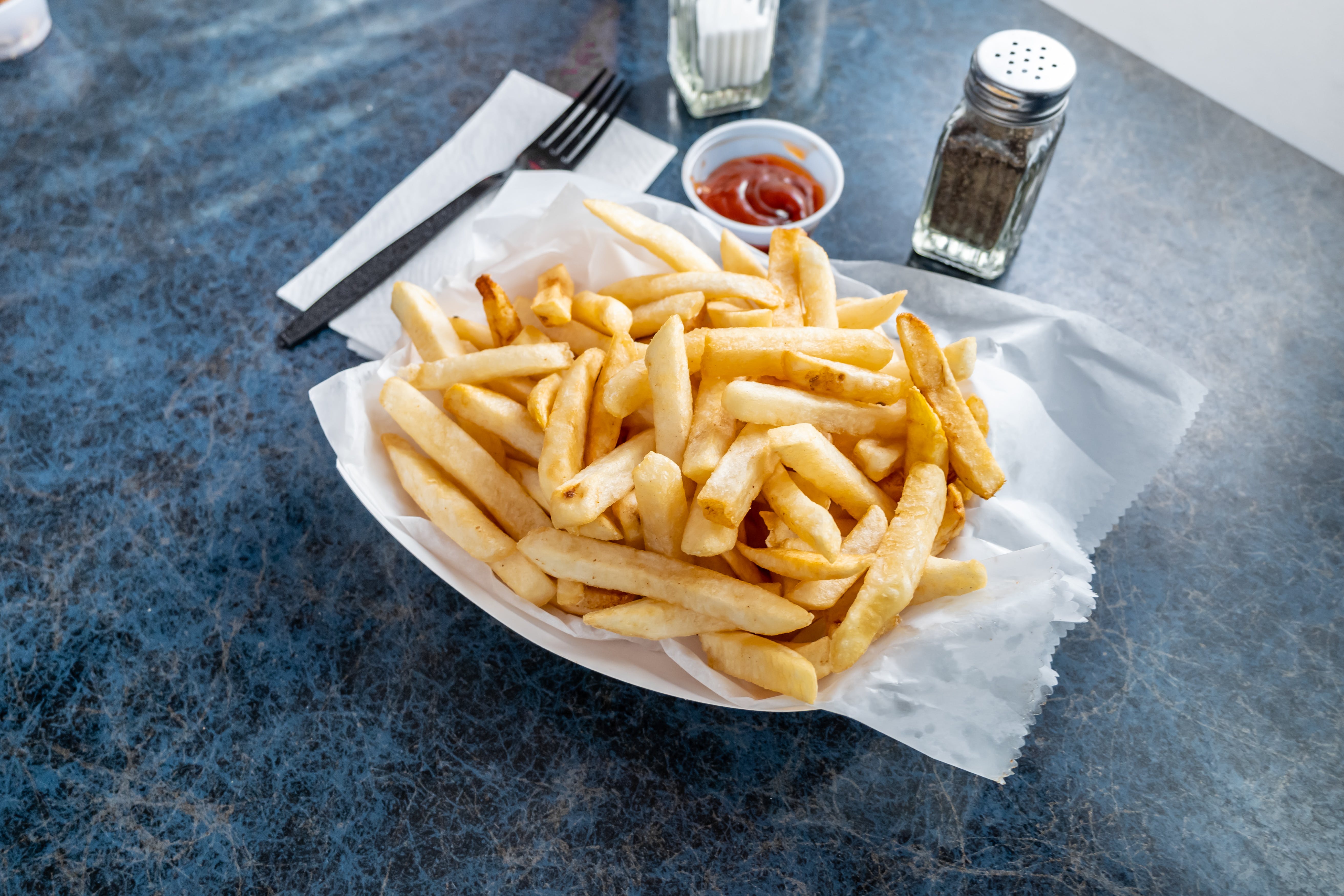 Order French Fries - Appetizer food online from Marzella's Pizza store, Collegeville on bringmethat.com