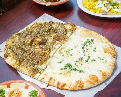 Order Za'atar and Cheese food online from Tarboosh Mediterranean Restaurant store, Allston on bringmethat.com