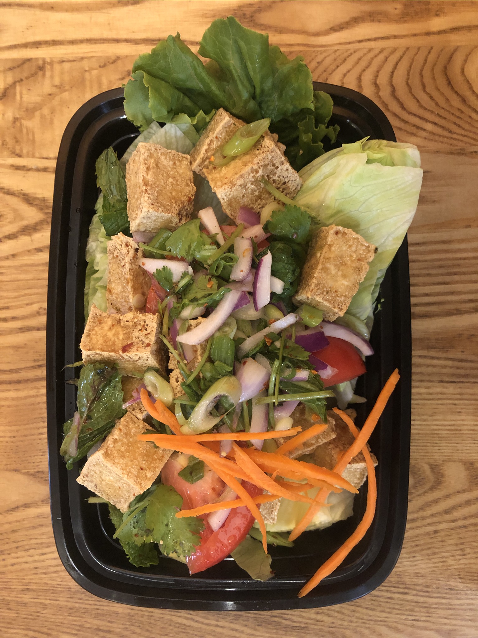 Order Crispy Tofu Salad food online from Chili cha cha 2 store, San Francisco on bringmethat.com