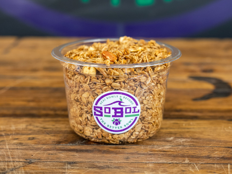 Order Granola (OPTION FOR NUT-FREE) food online from Sobol store, Gainesville on bringmethat.com