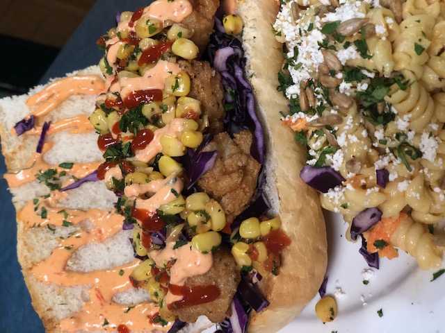 Order The Shrimp Po Boy food online from The Smiling Moose store, Pittsburgh on bringmethat.com