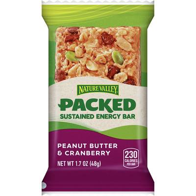 Order Nature Valley Packed Peanut Butter & Cranberry food online from Route 7 Food Mart store, Norwalk on bringmethat.com