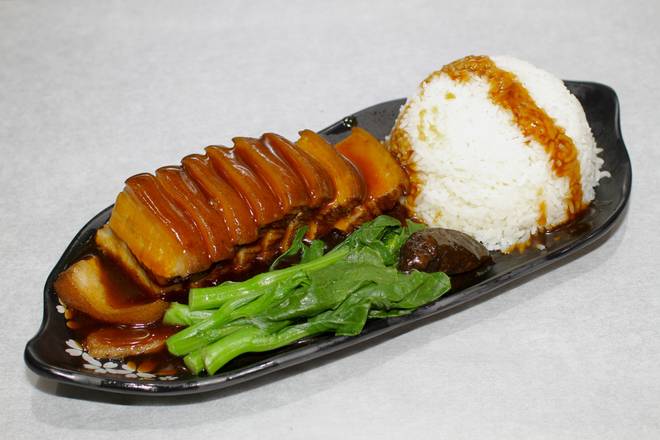 Order Taiwan Braised Pork on Rice 臺灣鹵肉飯 food online from Peking kitchen store, Brooklyn on bringmethat.com