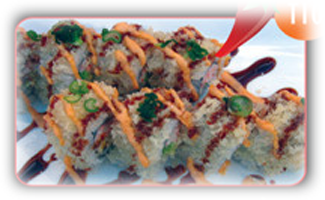 Order Crunch Spicy Crab Roll food online from Sakura Nami store, Clarendon Hills on bringmethat.com