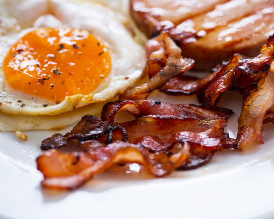 Order Bacon and Eggs food online from Penny's Pancakes store, Los Angeles on bringmethat.com