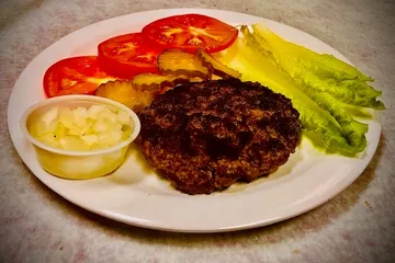 Order Hippie Hollow Burger food online from Lucky Chicago Style Grill store, Round Rock on bringmethat.com