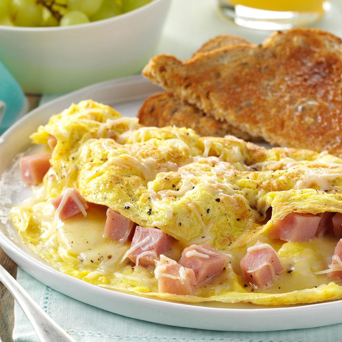 Order Ham and Cheese Omelette food online from El Fogon Dominican Kitchen store, Bronx on bringmethat.com
