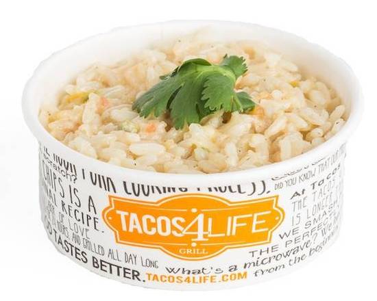 Order Queso Rice food online from Tacos 4 Life - Texarkana store, Texarkana on bringmethat.com