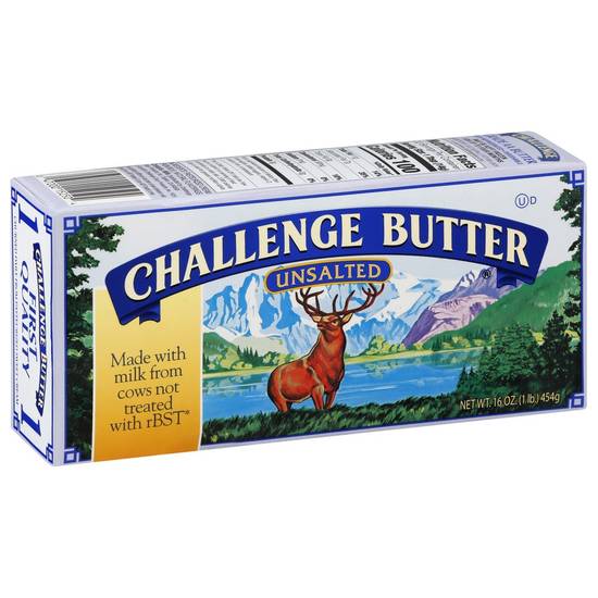 Order Challenge Butter · Unsalted Butter (16 oz) food online from Safeway store, Sacramento on bringmethat.com