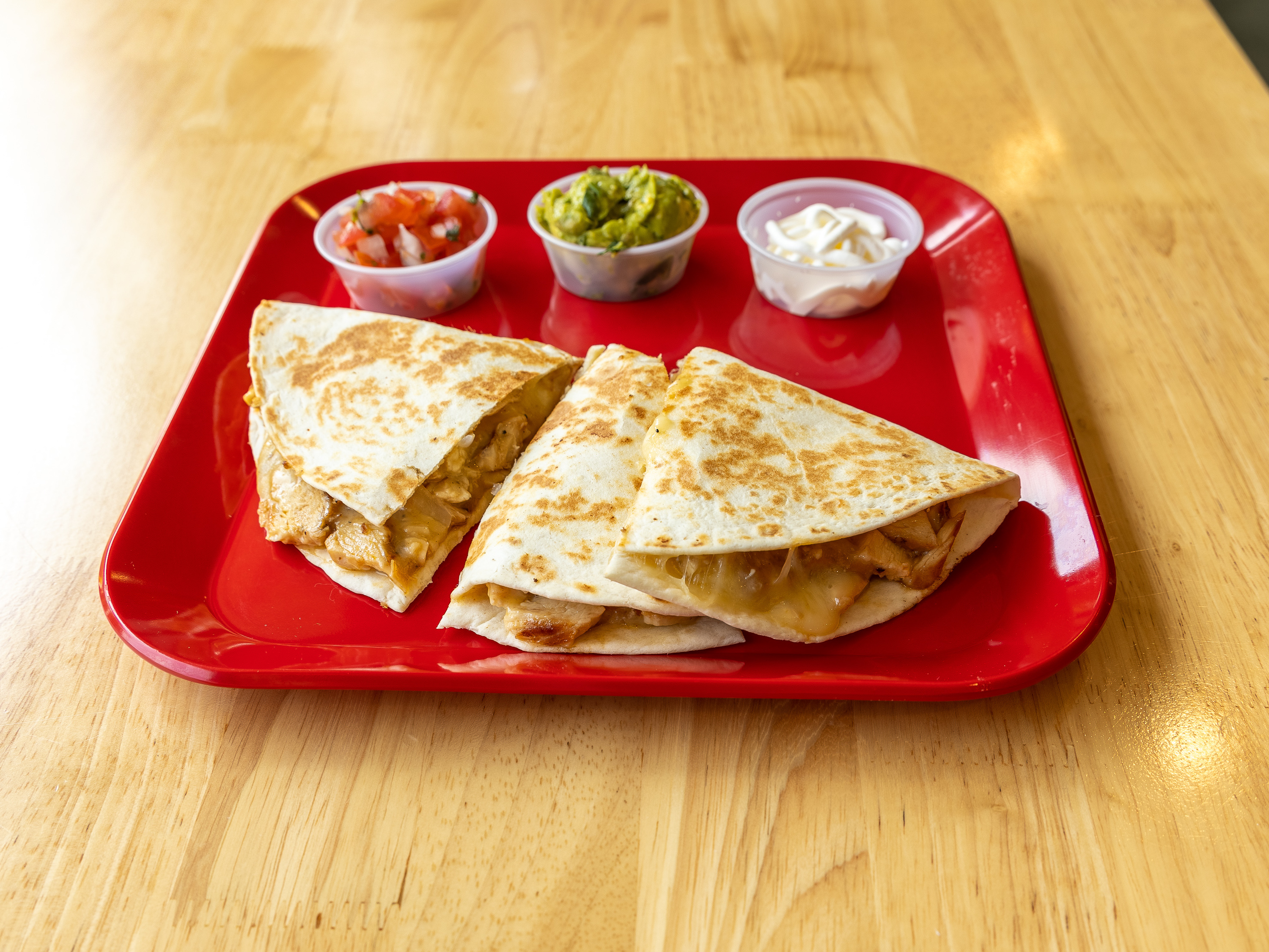 Order Chicken Quesadilla food online from Taco Nation store, Spring on bringmethat.com