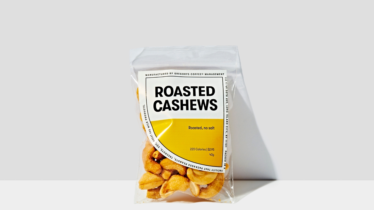 Order Roasted Cashews food online from Gregorys Coffee store, Washington on bringmethat.com