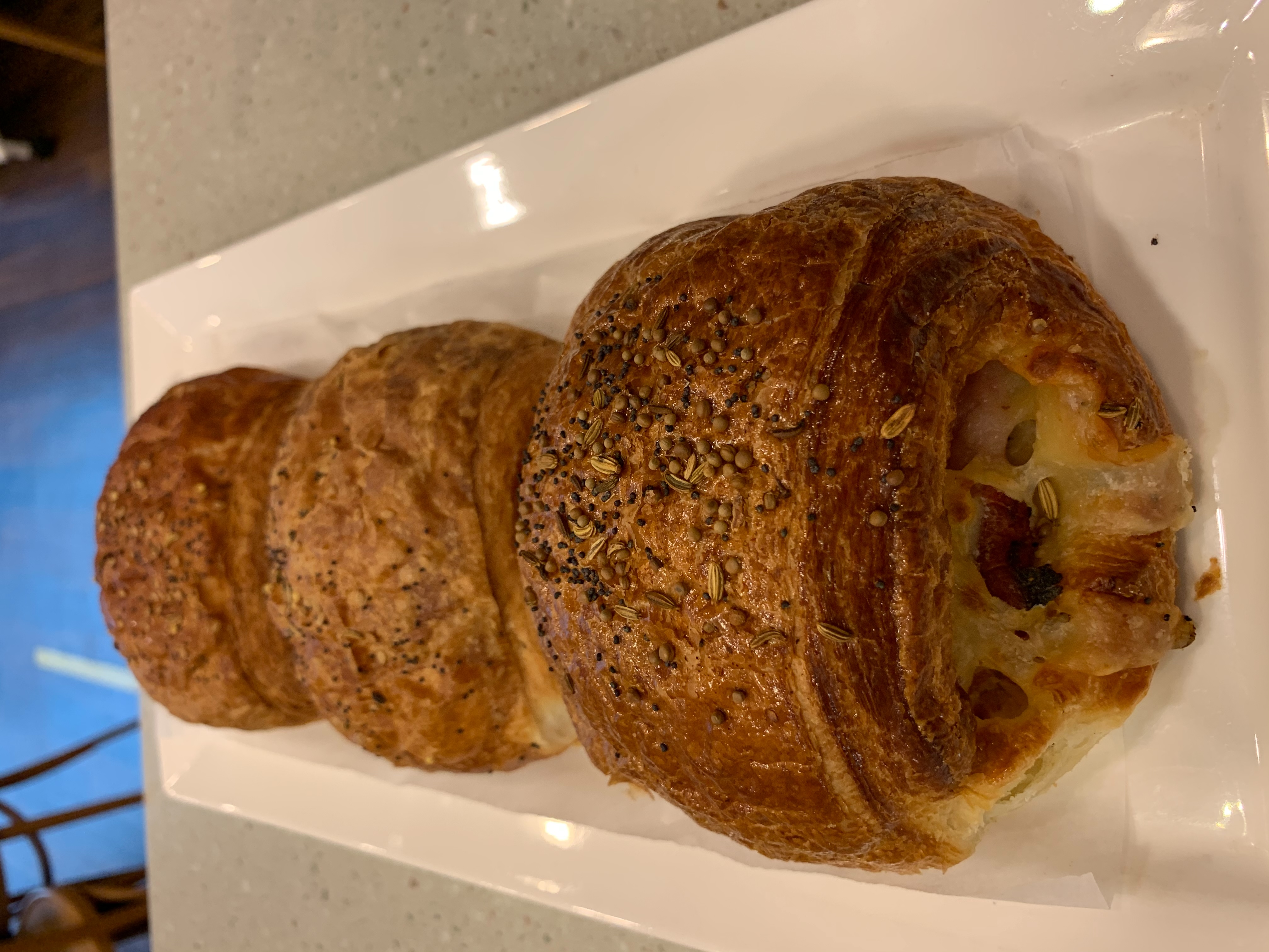 Order Ham Cheese Croissant food online from Gloria Jeans Coffee store, Pittsburgh on bringmethat.com