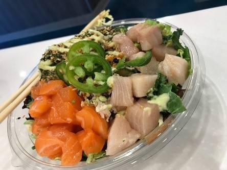 Order Large Poke Bowl (4 Scoop)  food online from Koibito Poke store, Chandler on bringmethat.com