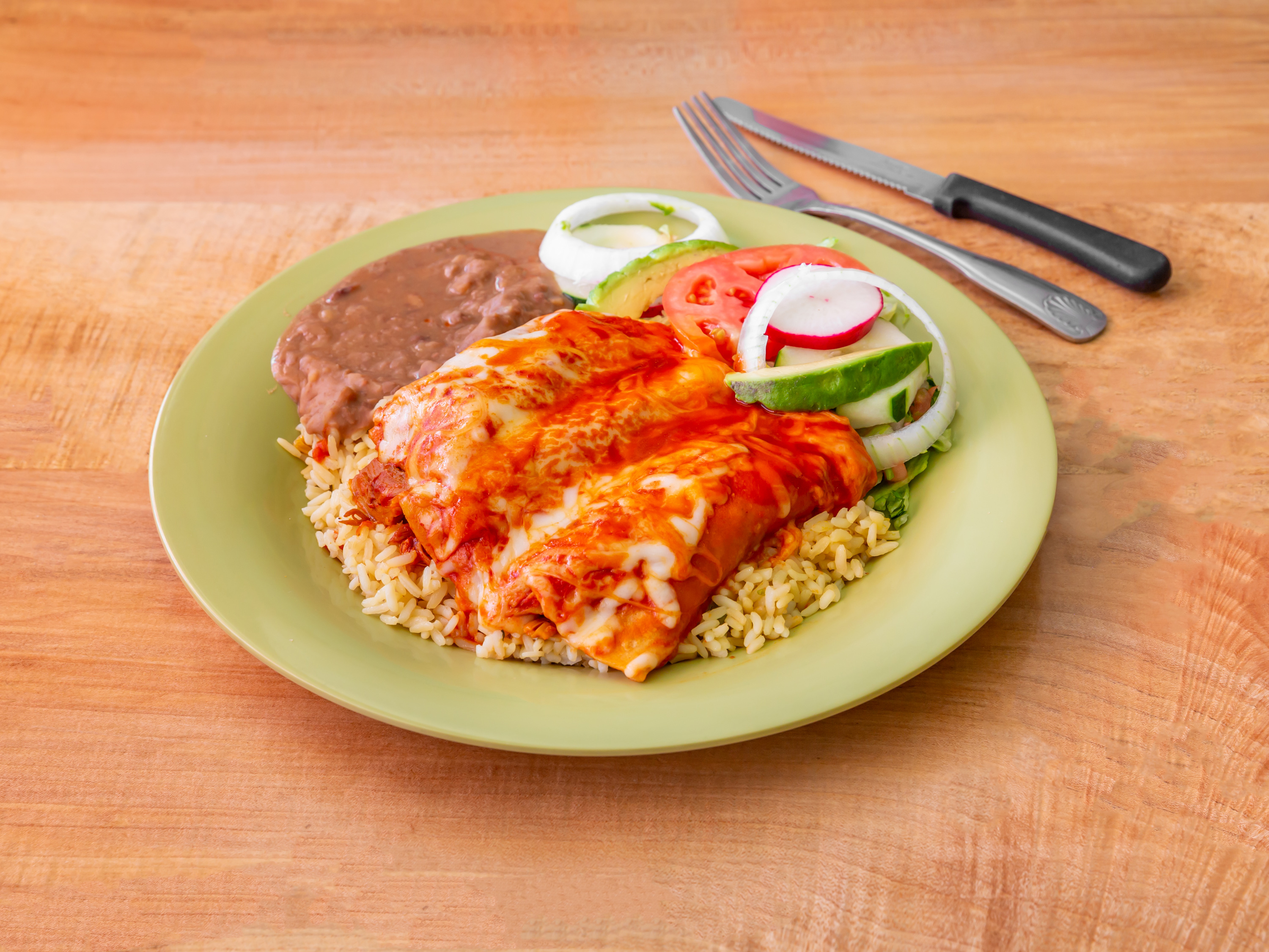 Order Enchiladas Mexicanas food online from El Tikal Restaurant store, Lynn on bringmethat.com