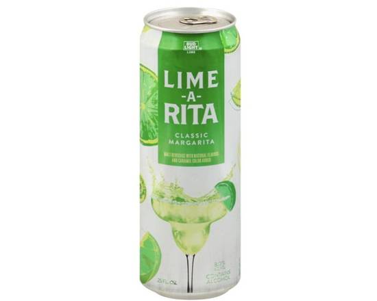 Order Bud Light Lime (Lime-A-Rita), 24oz canned beer (5.4% ABV) food online from Loma Mini Market store, Long Beach on bringmethat.com