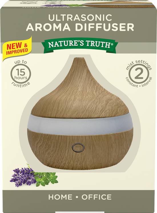 Order Nature's Truth Aromatherapy Essential Oils Cool Mist Diffuser Wood (1 ct) food online from Rite Aid store, Palm Desert on bringmethat.com