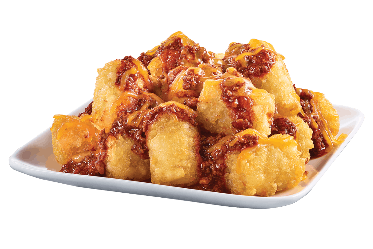 Order CHILI CHEESE PARTY TOTS food online from Krystal store, Vestavia Hills on bringmethat.com