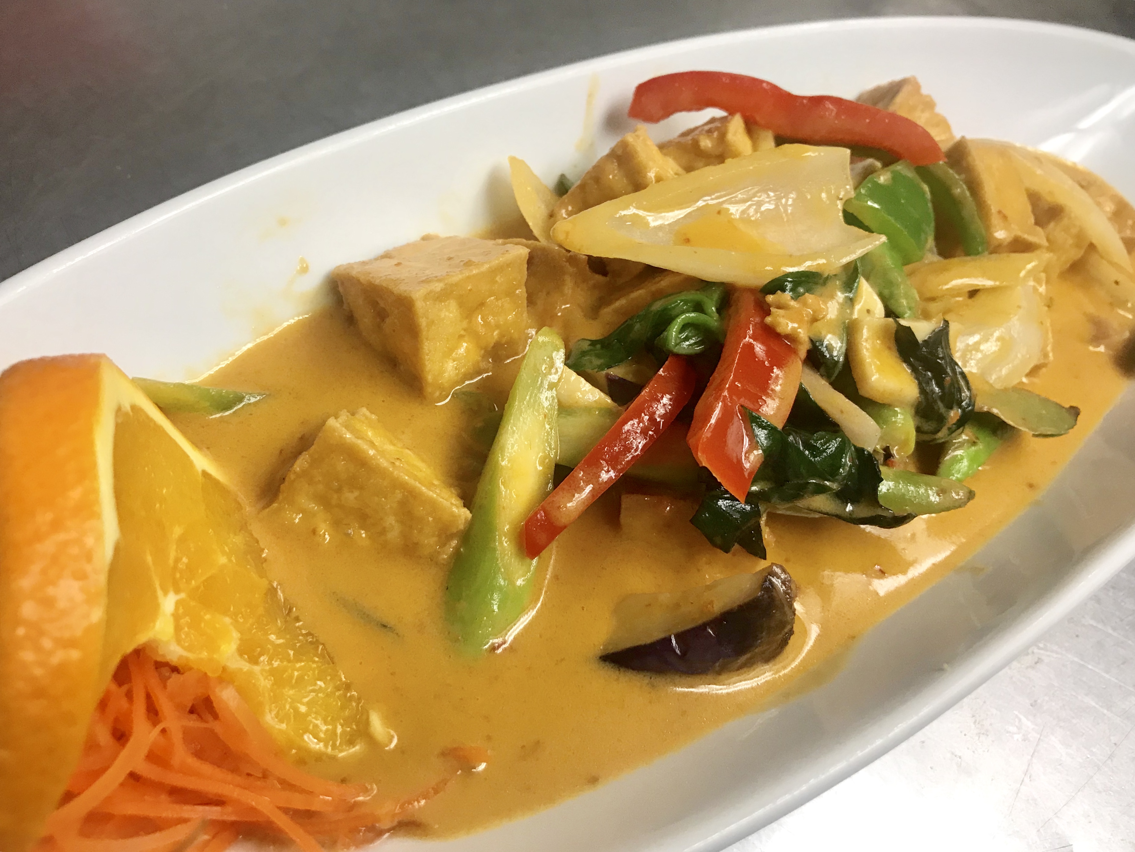 Order Red Curry food online from Blue Wazabi store, Madison on bringmethat.com