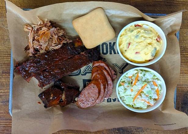 Order Pork Out Platter food online from Dickey Barbecue Pit store, Dallas on bringmethat.com