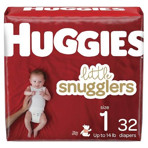 Order Huggies Little Snugglers Baby Diapers Size 1 - 32.0 ea food online from Walgreens store, FAIRBANKS on bringmethat.com