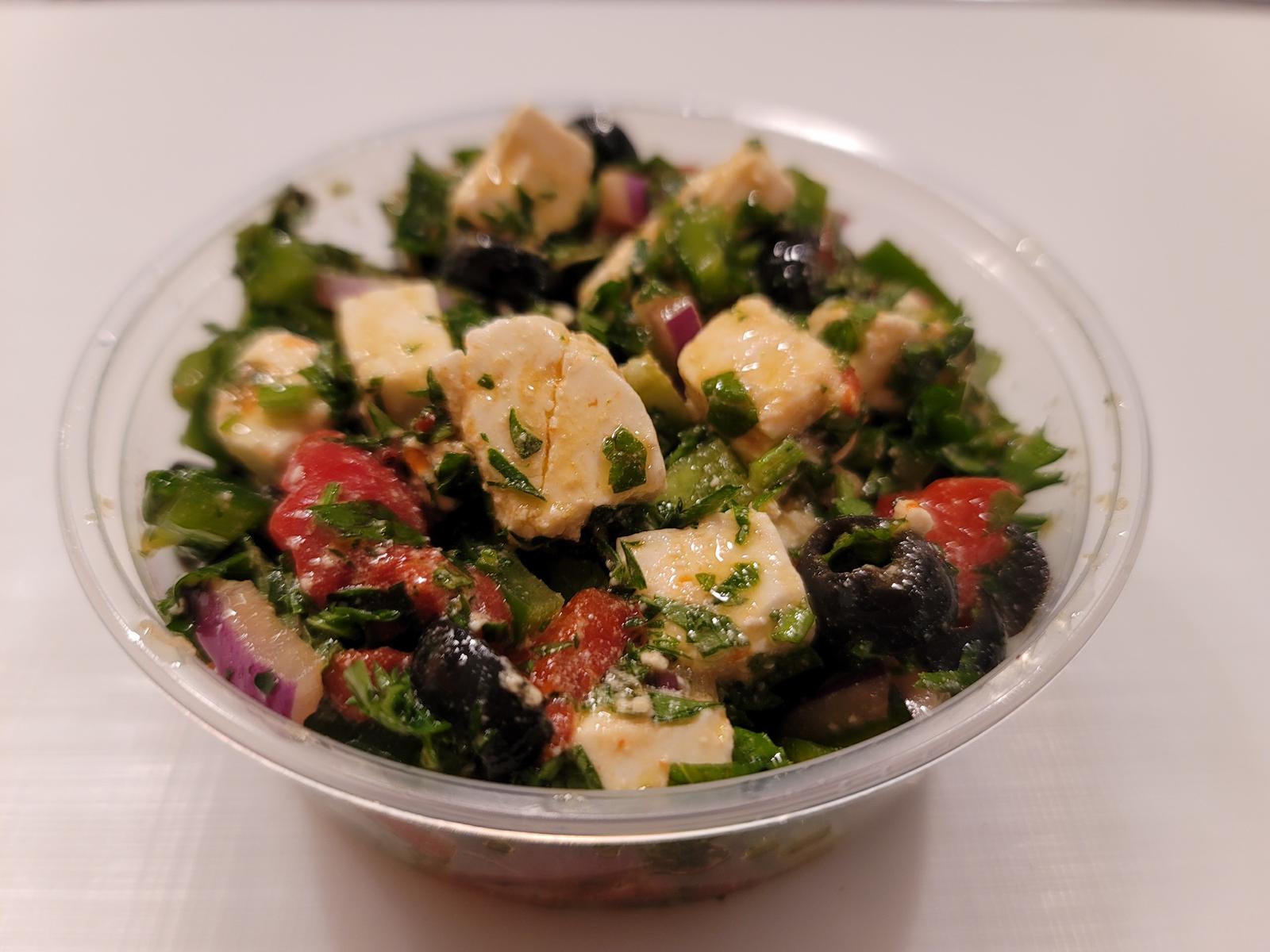 Order Feta Salad food online from Rosewater Middle Eastern Grill store, Pittsburgh on bringmethat.com