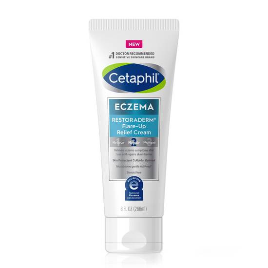 Order Cetaphil Eczema Restoraderm Flare-Up Relief Cream, 8 OZ food online from CVS store, INGLEWOOD on bringmethat.com