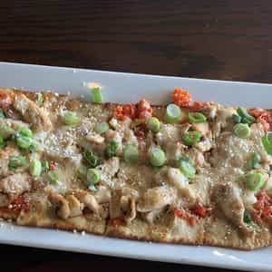 Order Caprese Flatbread food online from The Brass Tap store, Greenfield on bringmethat.com