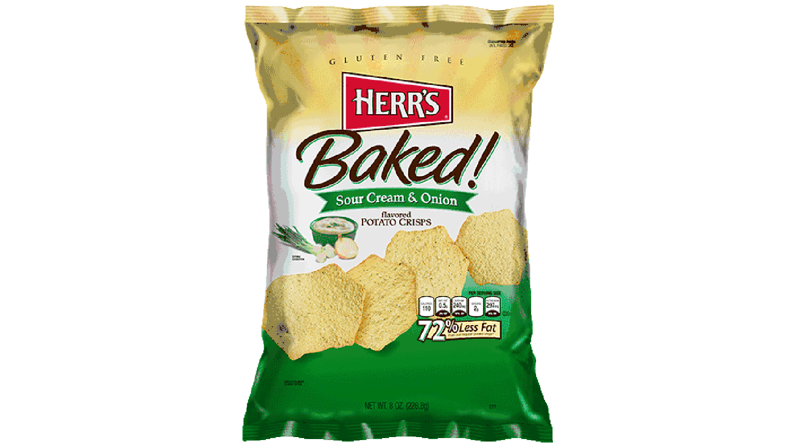 Order Herr's Baked! Sour Cream & Onion Potato Crisps food online from Lula Convenience Store store, Evesham on bringmethat.com
