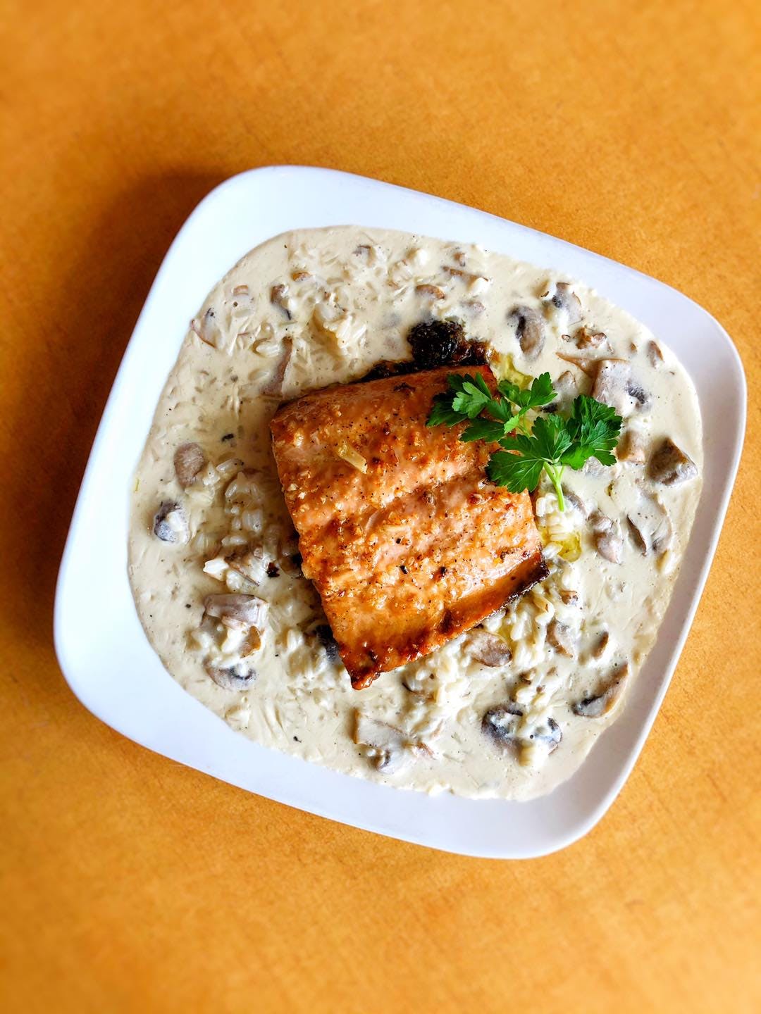 Order Farfalle Salmon - Pasta food online from Nunzios Kitchen store, Sayreville on bringmethat.com