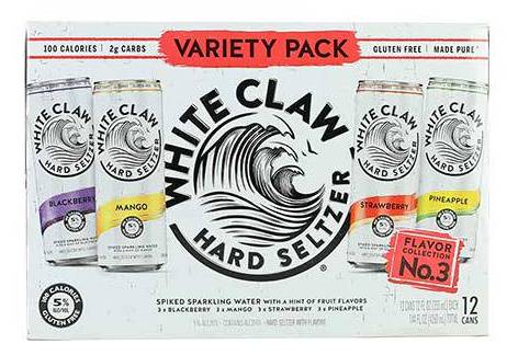Order White Claw Variety Pack # 3, 12pk-12oz can hard seltzer (5.0% ABV) food online from Van Ness Liquors store, San Francisco on bringmethat.com