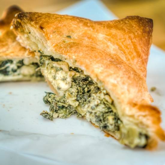 Order Spinach & Feta Mini Pies x 3 food online from Squarz Bakery & Cafe store, Tempe on bringmethat.com