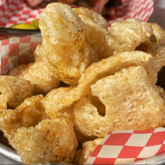 Order Pork Rinds food online from Dixie Q store, Brookhaven on bringmethat.com