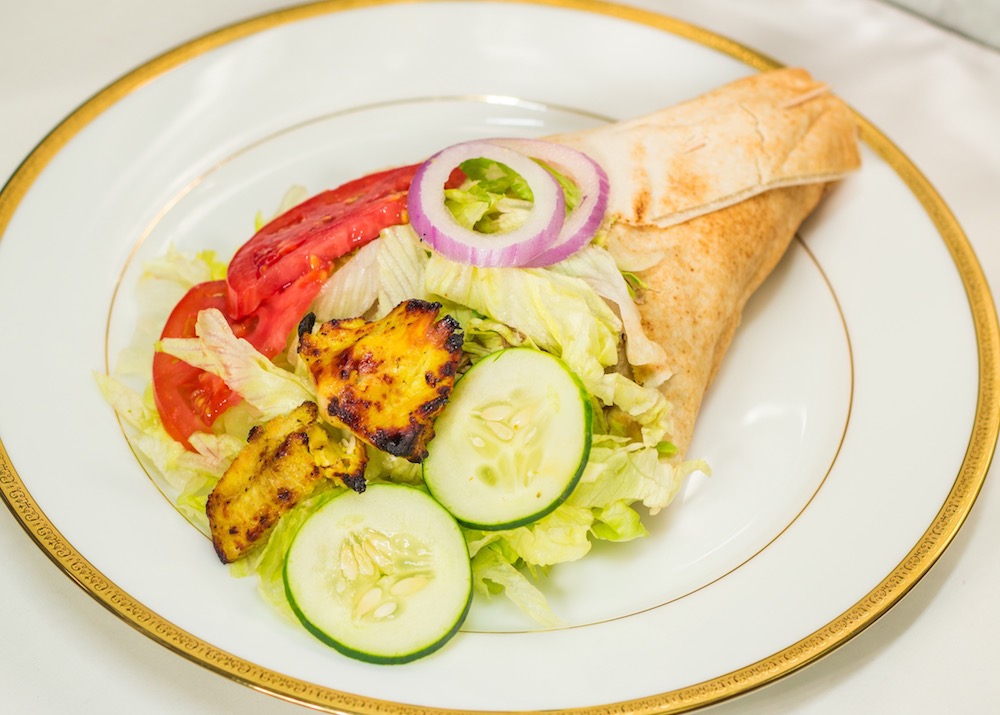 Order Chicken Breast Kabob Wrap food online from Kabobi store, Raleigh on bringmethat.com