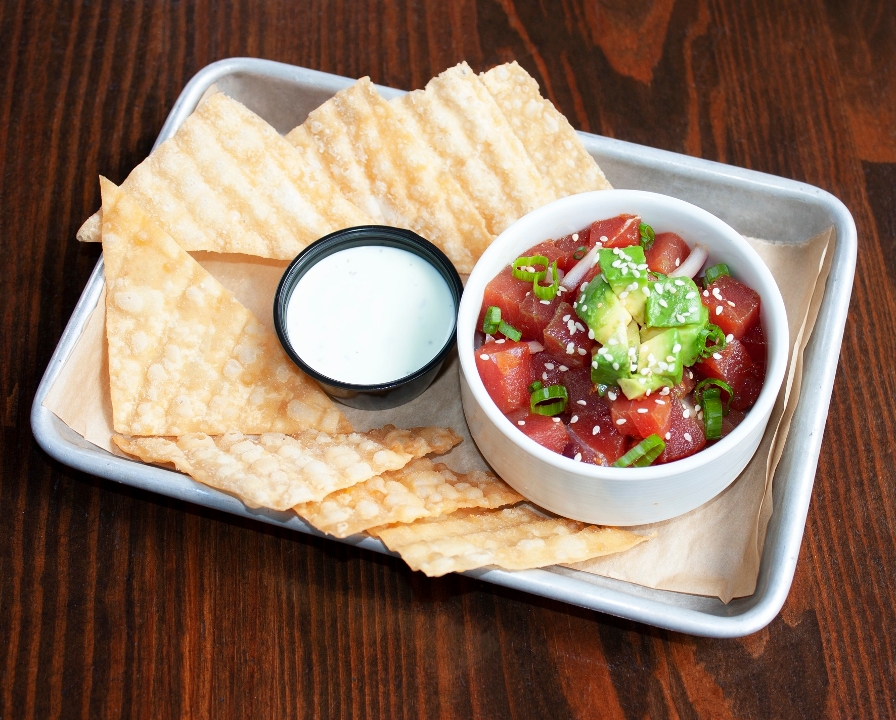 Order Ahi Poke food online from Stacked: Food Well Built store, Huntington Beach on bringmethat.com